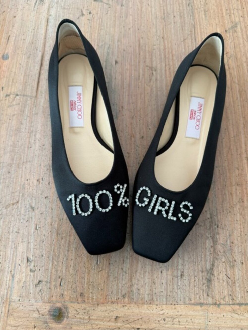 Jimmy Choo Ashley Williams Heather Flat size 38.5